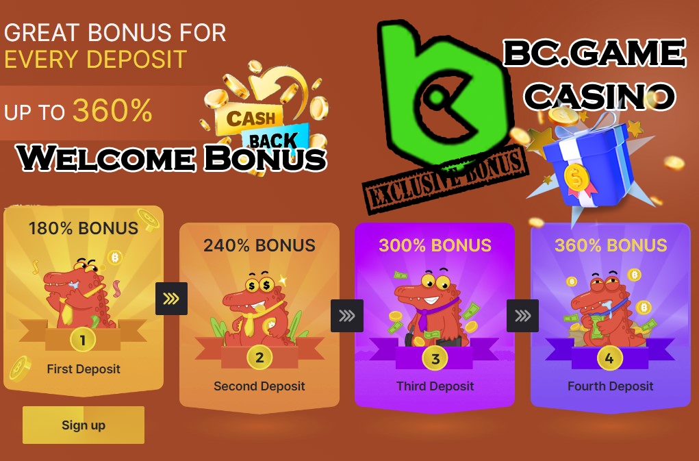 BC Game Casino Welcome Bonus
