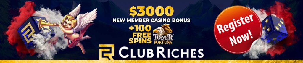 Club Riches Casino Huge Welcome Bonus 